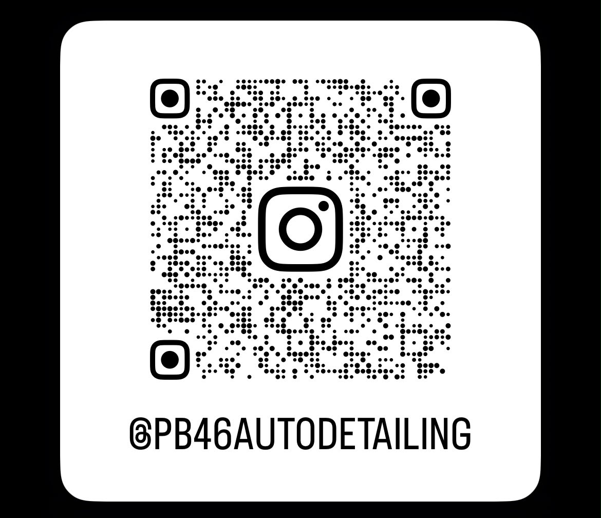Scan the QR code to follow @PB46AUTODETAILING on Instagram