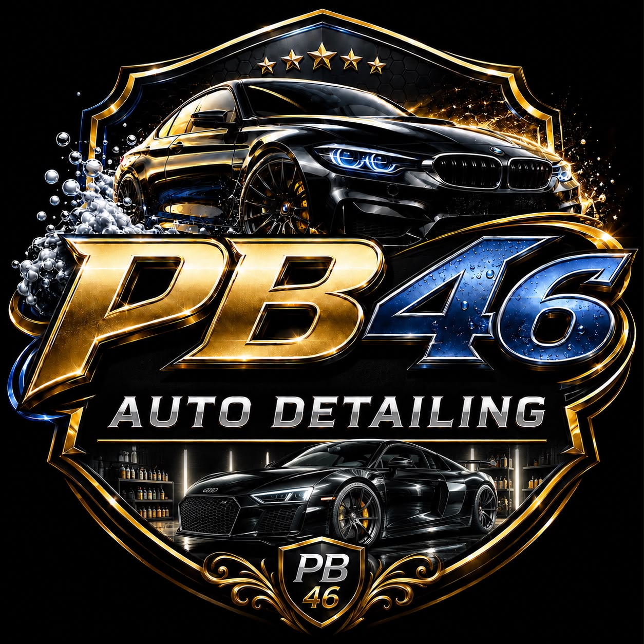 PB46 Auto Detailing logo